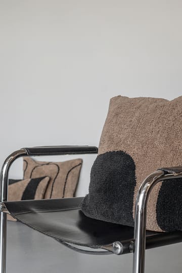 Figura tuftet putetrekk 50x50 cm - Brown - Mette Ditmer