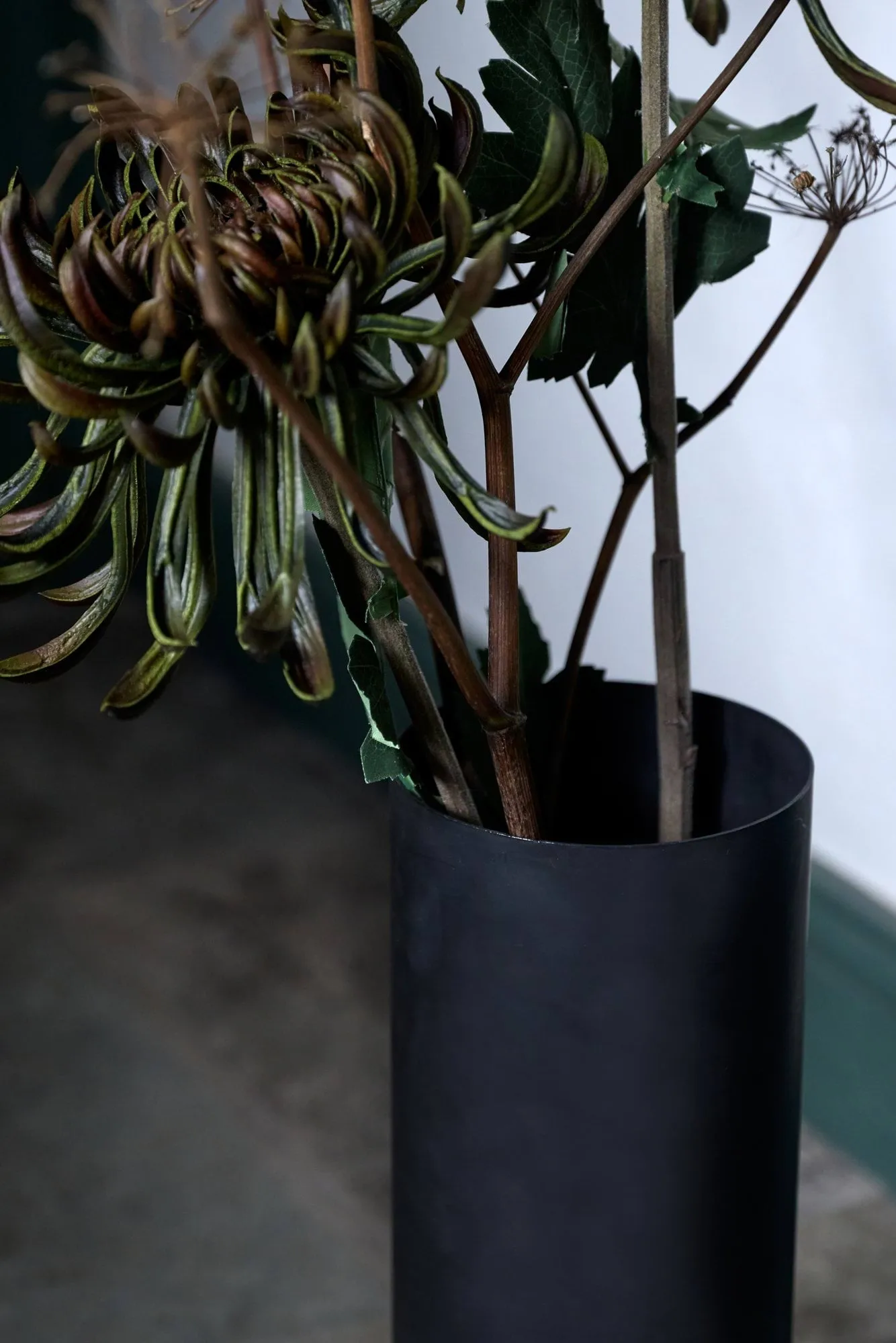 Floor vase, Svart, 40,5 cm Mette Ditmer