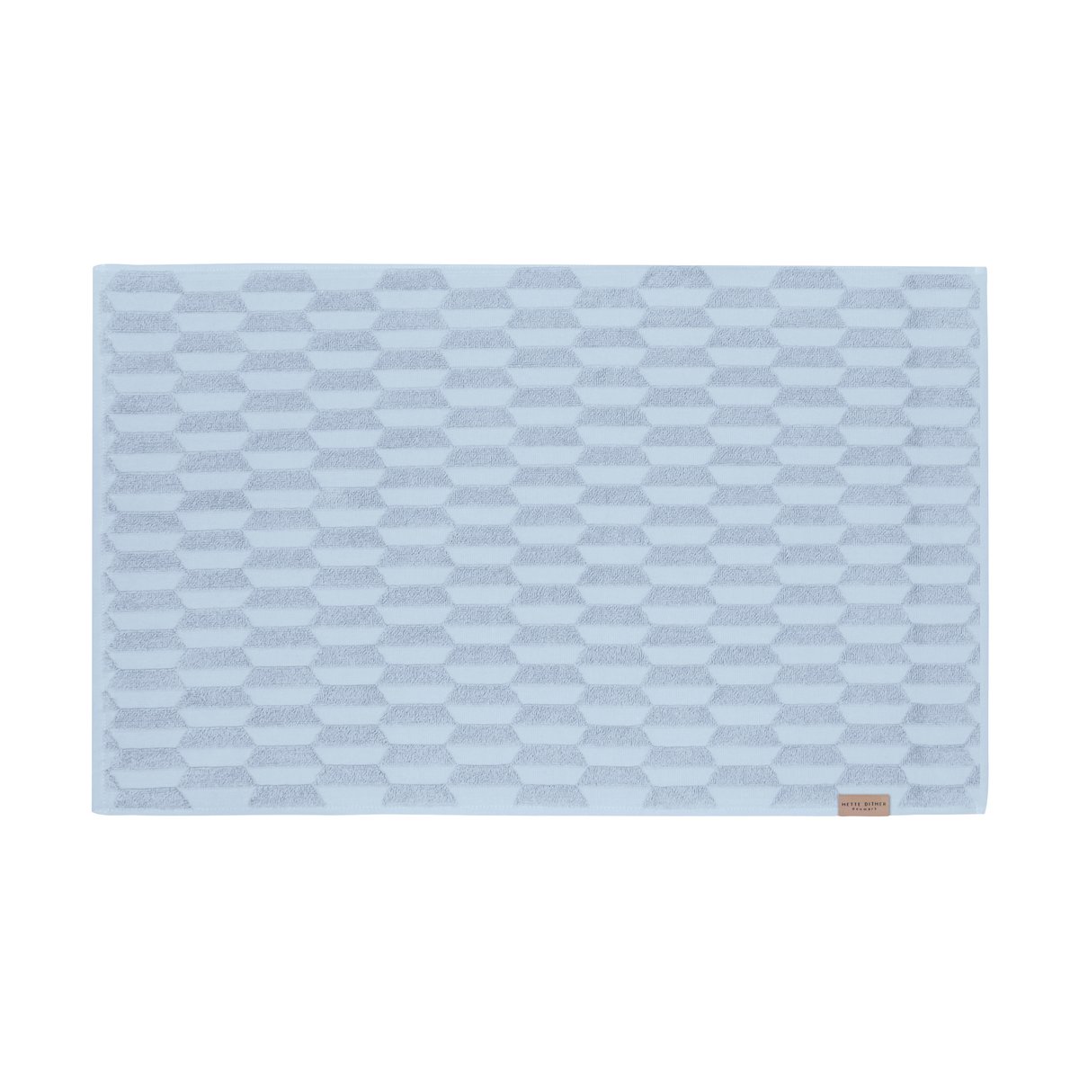Bilde av Mette Ditmer Geo baderomsmatte 50 x 80 cm Light Blue