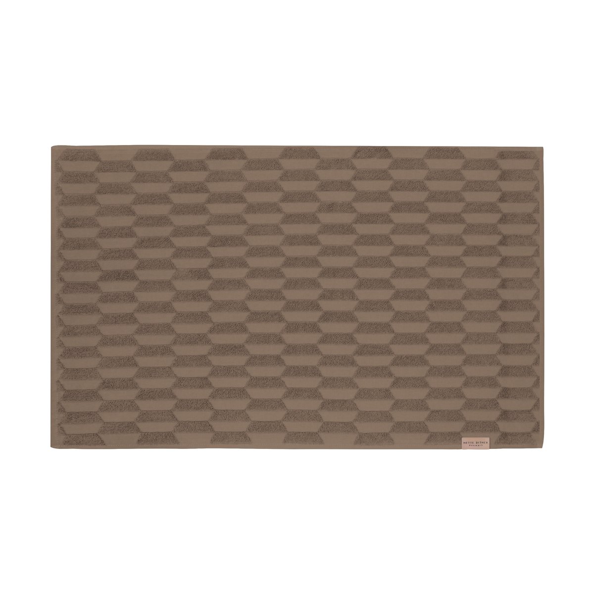 Bilde av Mette Ditmer Geo baderomsmatte 50 x 80 cm Nougat