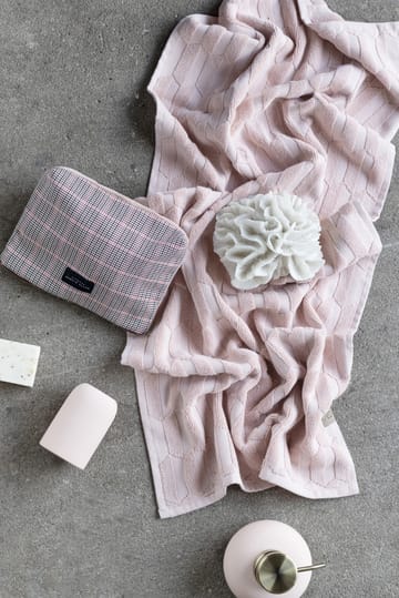 Geo gjesthåndkle 2-stk. - Powder rose - Mette Ditmer