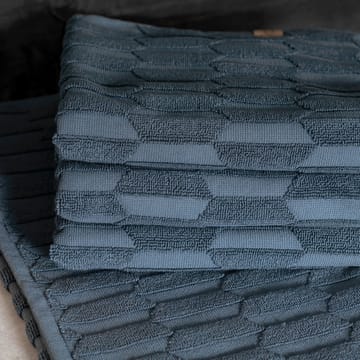 Geo gjesthåndkle 2-stk. - Slate blue - Mette Ditmer