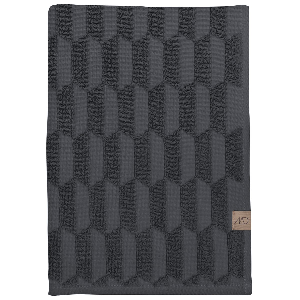 Bilde av Mette Ditmer Geo håndkle 50 x 95 cm Anthracite