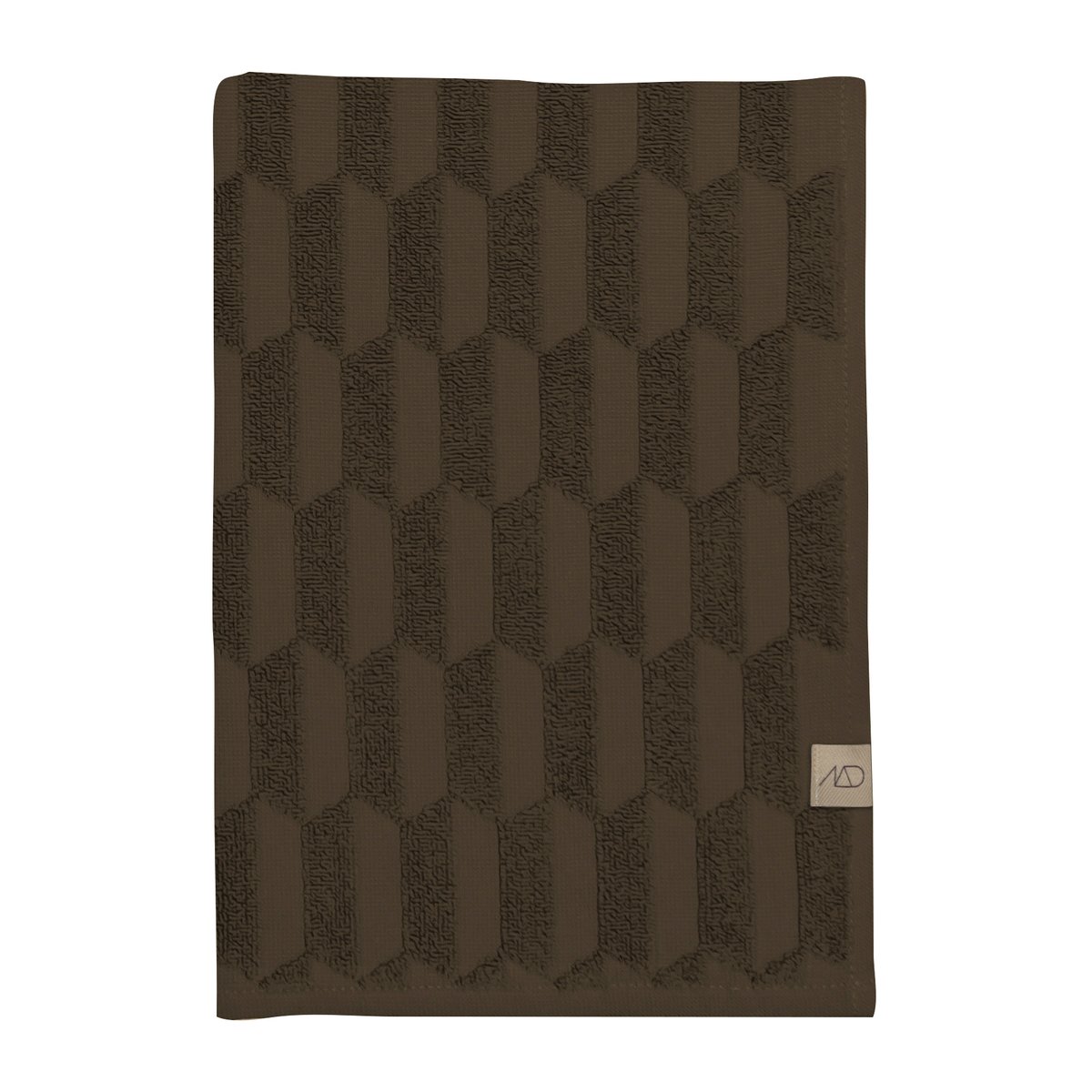 Bilde av Mette Ditmer Geo håndkle 50 x 95 cm Chocolate