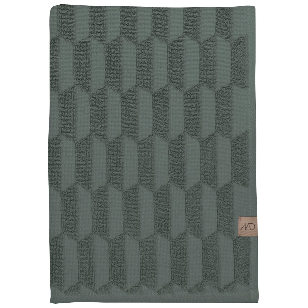 Bilde av Mette Ditmer Geo håndkle 50 x 95 cm Pine green
