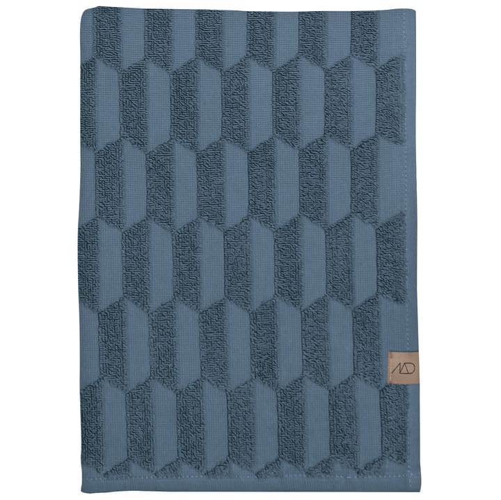 Geo håndkle 50 x 95 cm - Slate blue - Mette Ditmer