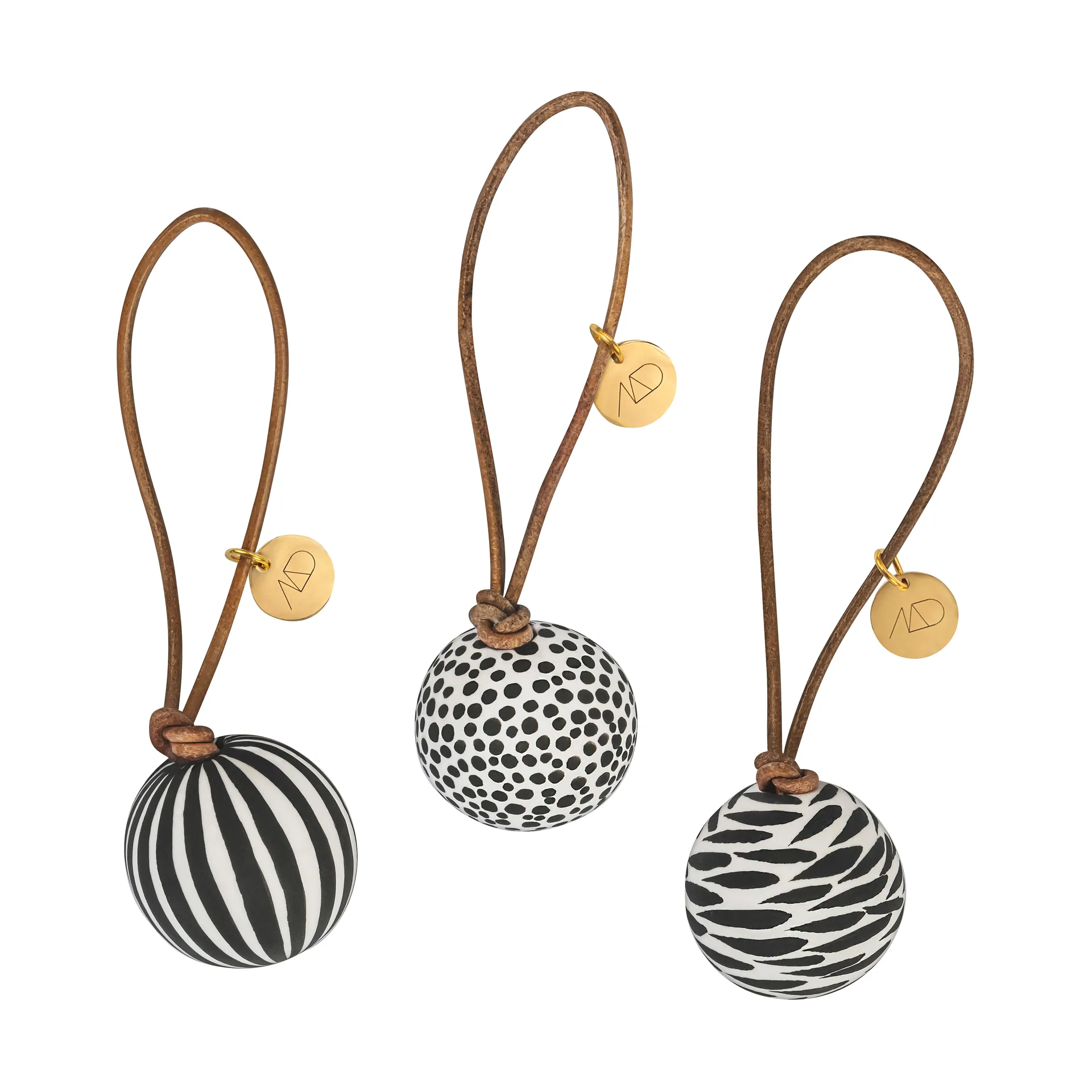 Globe juletrekule 3 deler, Black Mette Ditmer