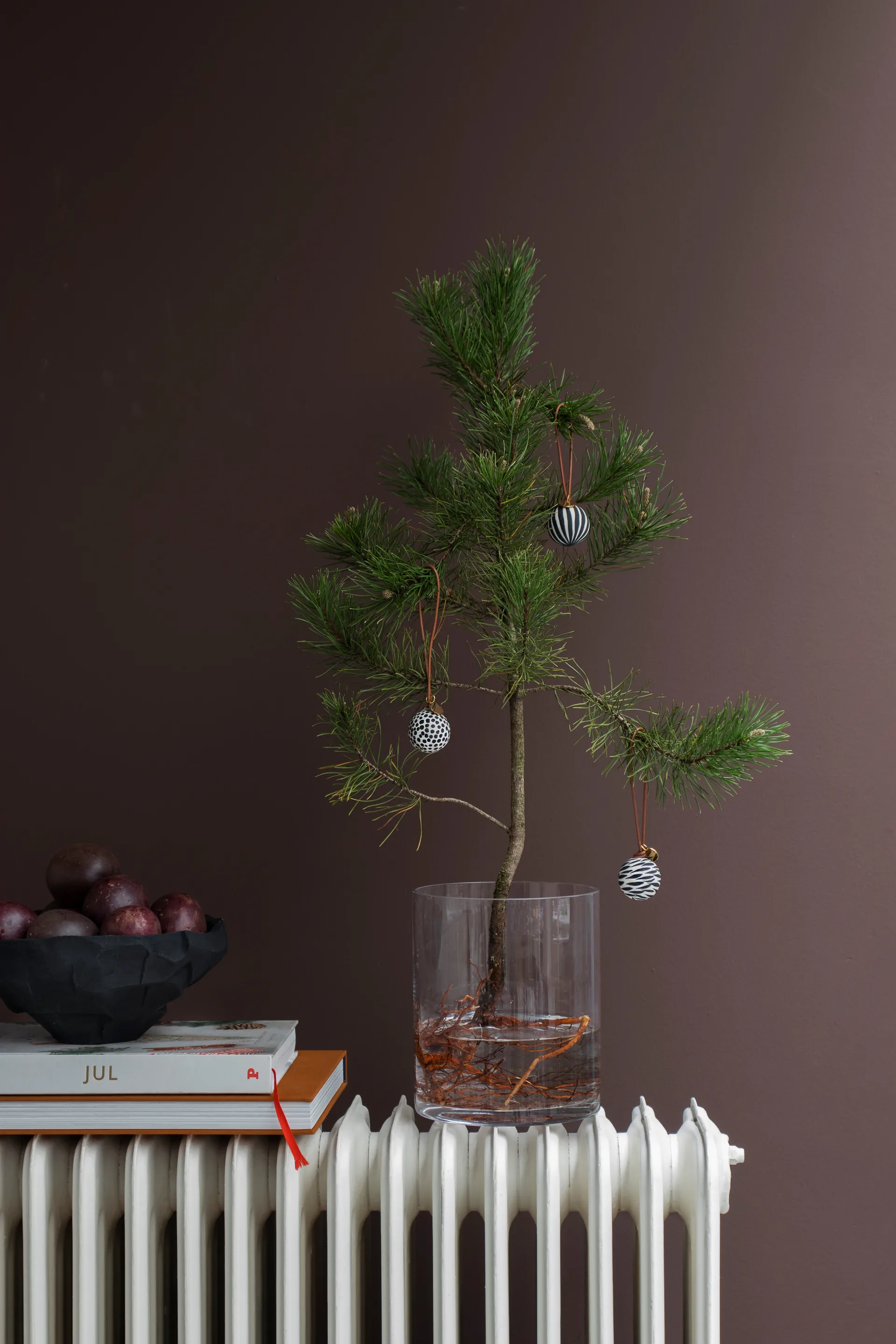 Globe juletrekule 3 deler, Black Mette Ditmer