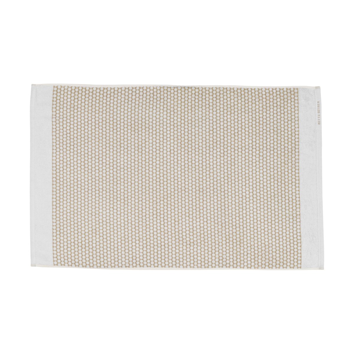 Bilde av Mette Ditmer Grid baderomsmatte 50 x 80 cm Sand-offwhite