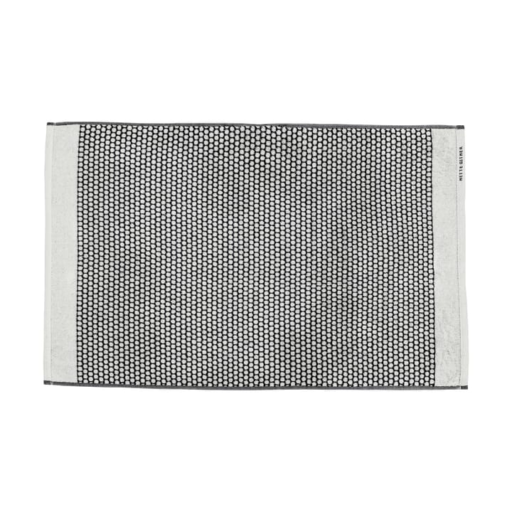 Grid baderomsmatte 50 x 80 cm - Sort-offwhite - Mette Ditmer
