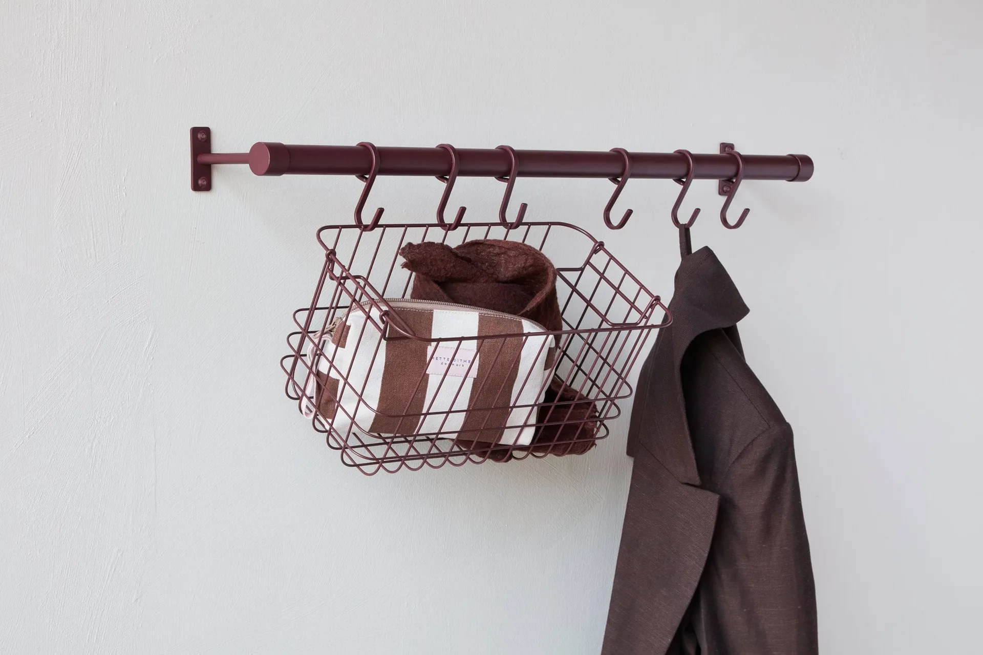 Hang-it klesstativ, Rød, 11x70x5,5 cm Mette Ditmer