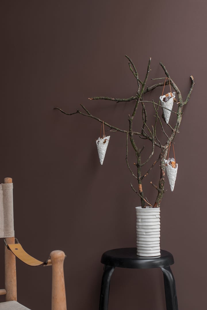 Lace julekremmerhus 2-pakning - Offwhite - Mette Ditmer