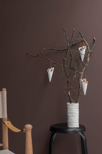 Lace julekremmerhus 2-pakning - Offwhite - Mette Ditmer