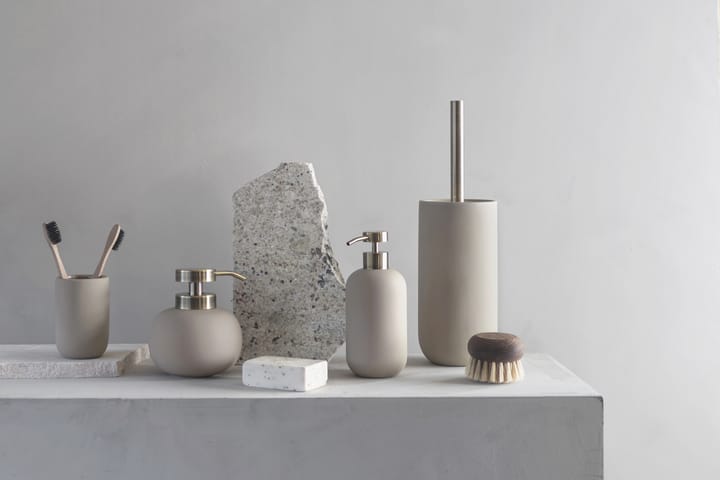Lotus toalettborste keramikk - Sand - Mette Ditmer