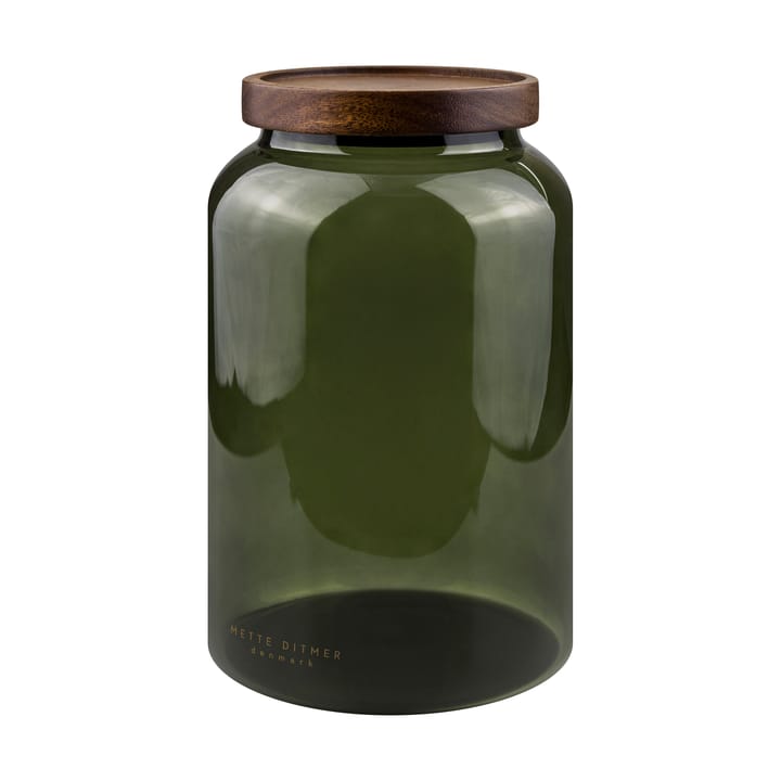 Luna krukke med lokk stor 20 cm - Dark forest - Mette Ditmer