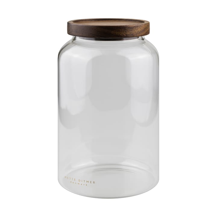 Luna krukke med lokk stor 20 cm - Transparent - Mette Ditmer