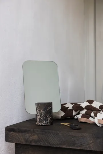 Marble bordsspeil - Brown, 30 cm - Mette Ditmer