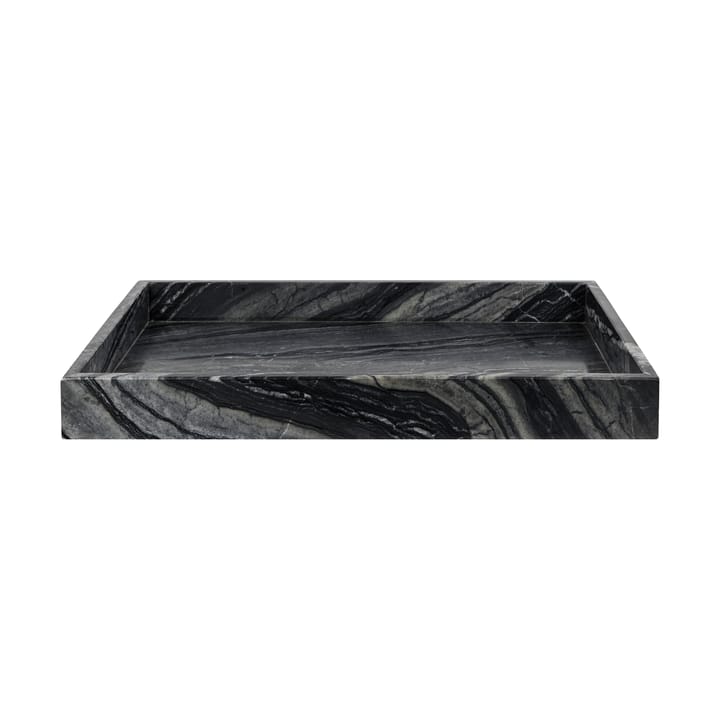 Marble dekorasjonsbrett large 30x40 cm - Black-grey - Mette Ditmer