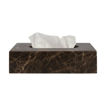 Marble lommetørkleboks 14 x 25,5 cm - Brun - Mette Ditmer