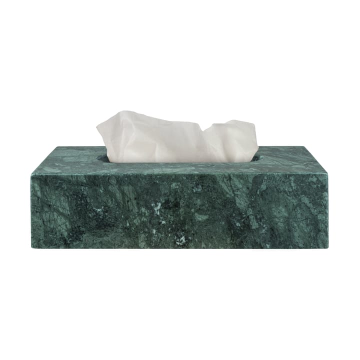 Marble lommetørkleboks 14 x 25,5 cm, Dark forest Mette Ditmer