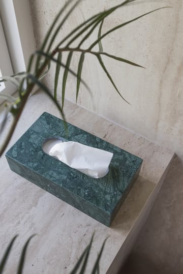 Marble lommetørkleboks 14 x 25,5 cm - Dark forest - Mette Ditmer