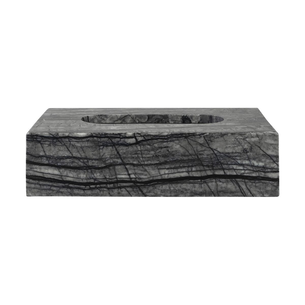 Mette Ditmer Marble lommetrkleboks 14 x 25,5 cm Sort-grå