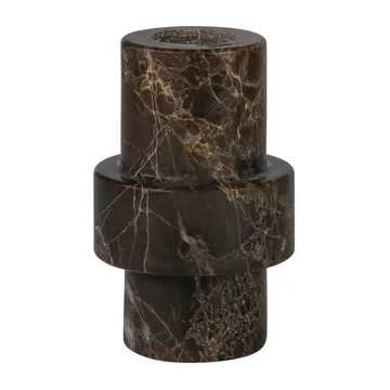 Marble lysestake 8,5 cm - Brun - Mette Ditmer