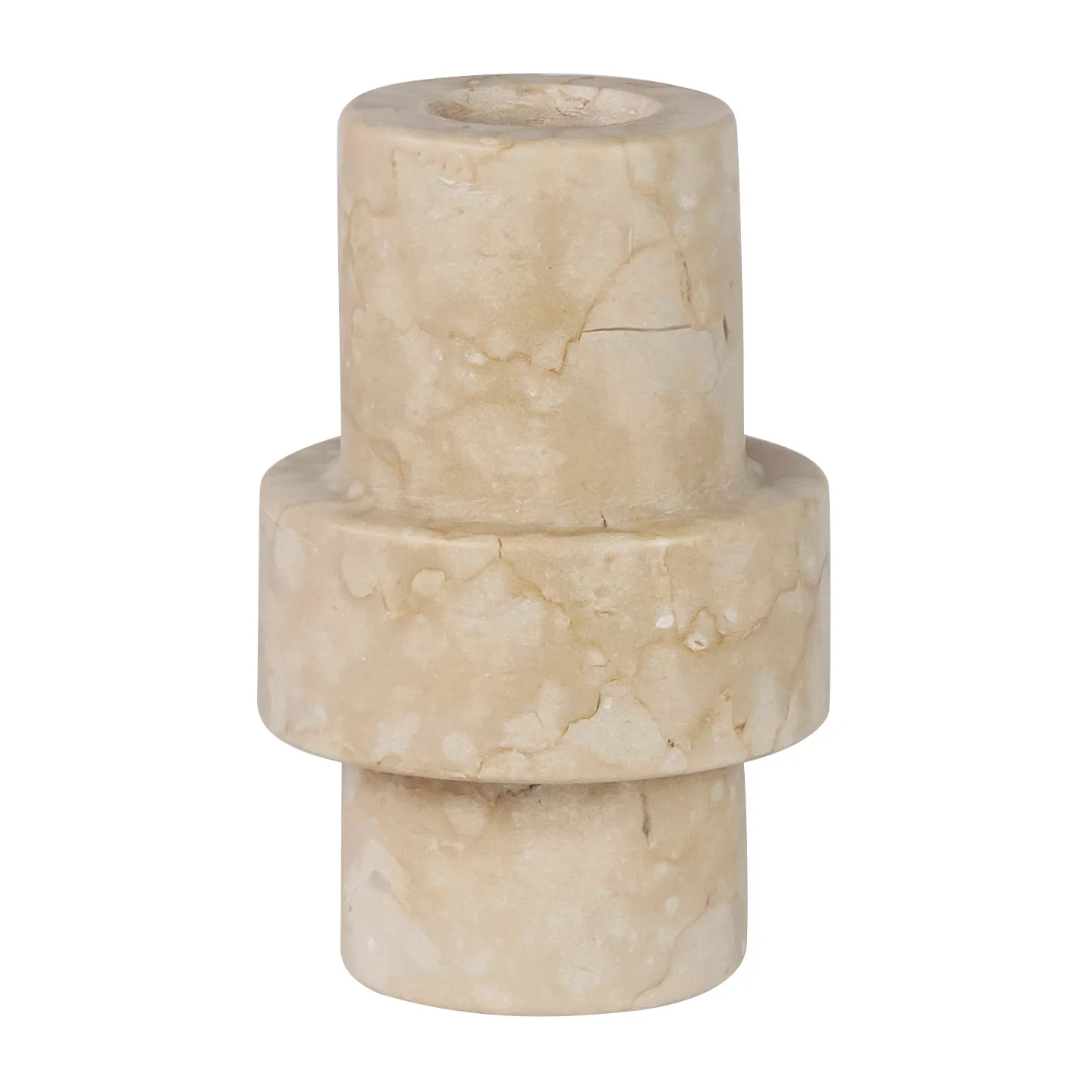 Marble lysestake 8,5 cm, Sand Mette Ditmer