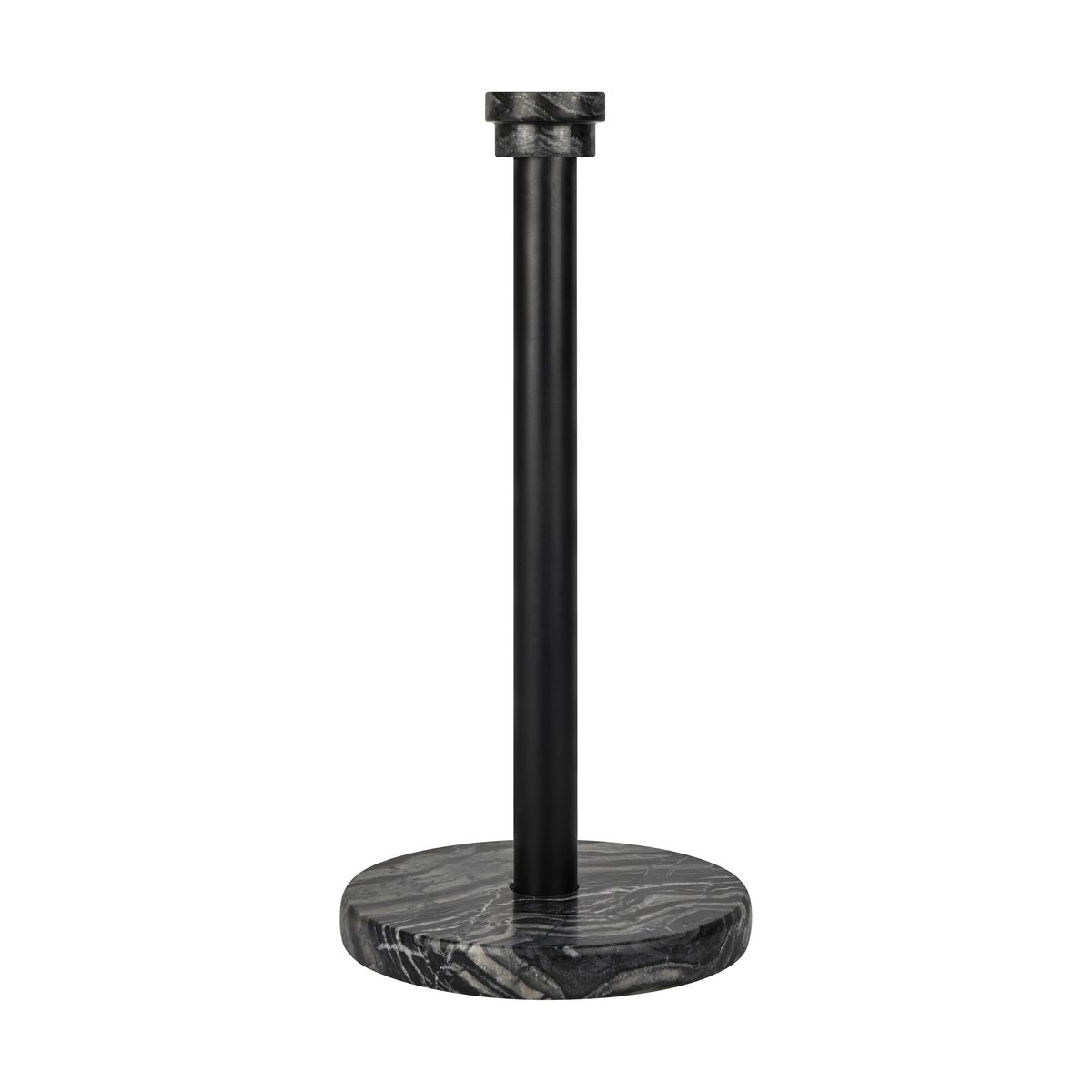 Mette Ditmer Marble Papirhåndkleholder Black-grey | Skandinavisk Design | Tørkerullholder | Svart