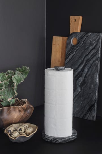 Marble Papirhåndkleholder - Black-grey - Mette Ditmer