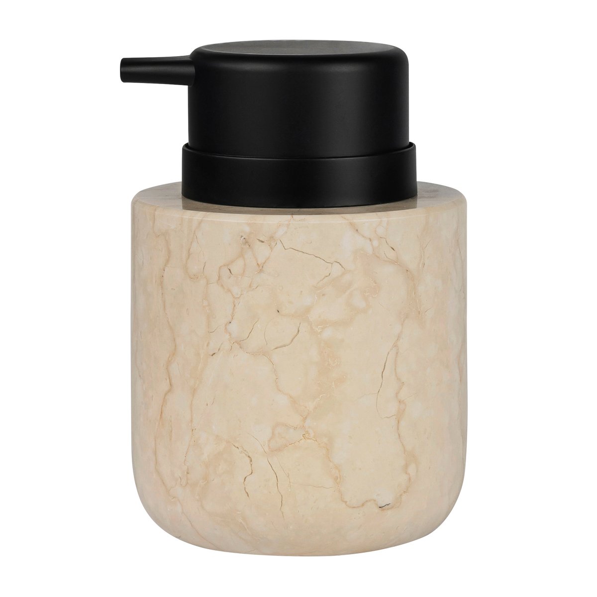 Mette Ditmer Marble såpepumpe 12,5 cm Sand | Skandinavisk Design | Såpedispensere & Såpekopper | Beige