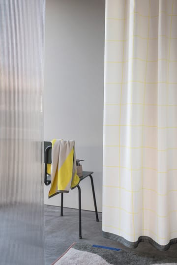 Mesh dusjforheng 150x200 cm - Yellow - Mette Ditmer