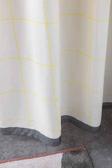 Mesh dusjforheng 150x200 cm - Yellow - Mette Ditmer