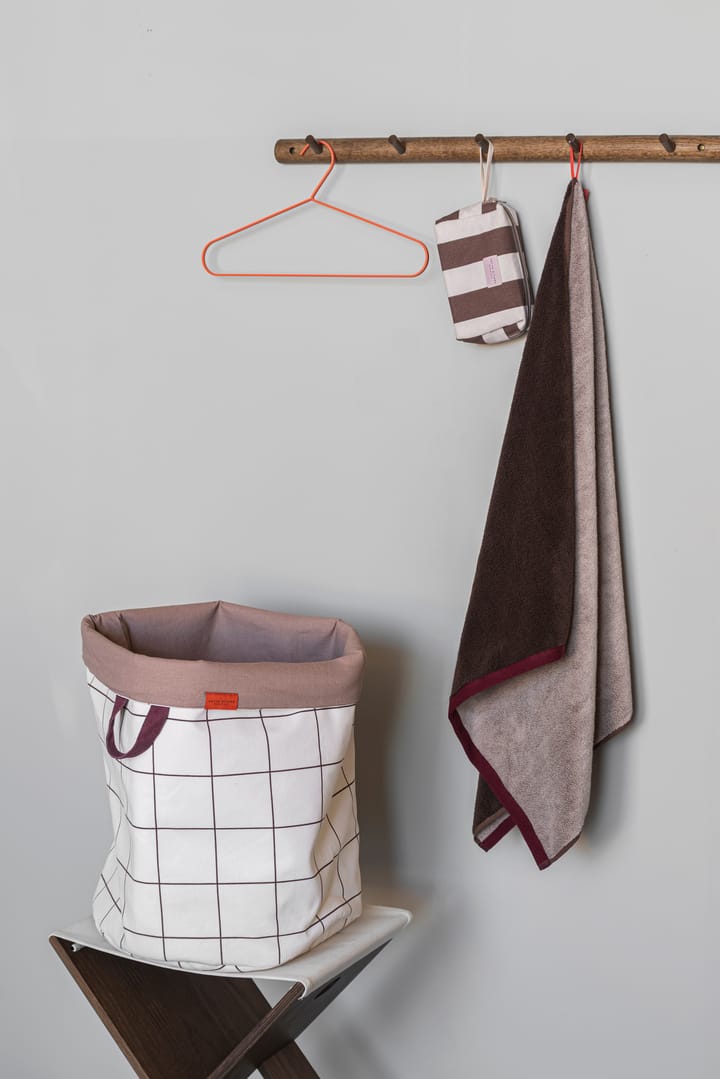 Mesh vaskekurv Ø40x50 cm, Brown-Off-white Mette Ditmer