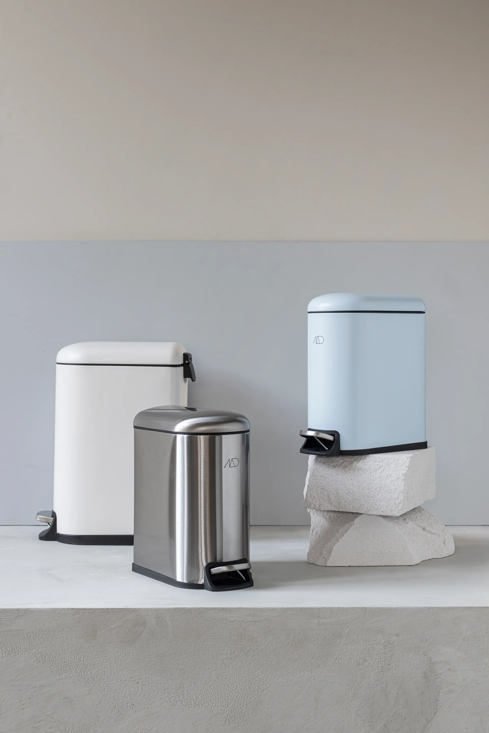 Mini-Walther pedalbøtte 5 L, Steel Mette Ditmer