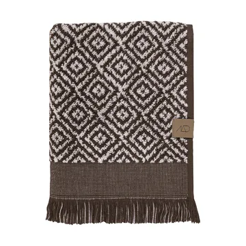 Morocco håndkle 50 x 90 cm - Chocolate-off-white - Mette Ditmer