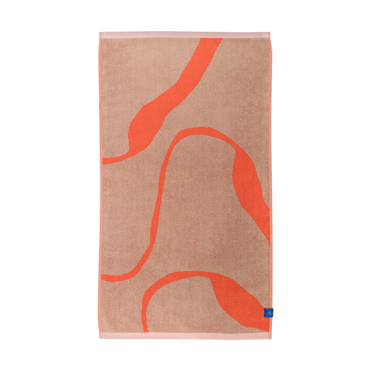 Mette Ditmer Nova Arte badehåndkle 70 x 133 cm Latte-orange