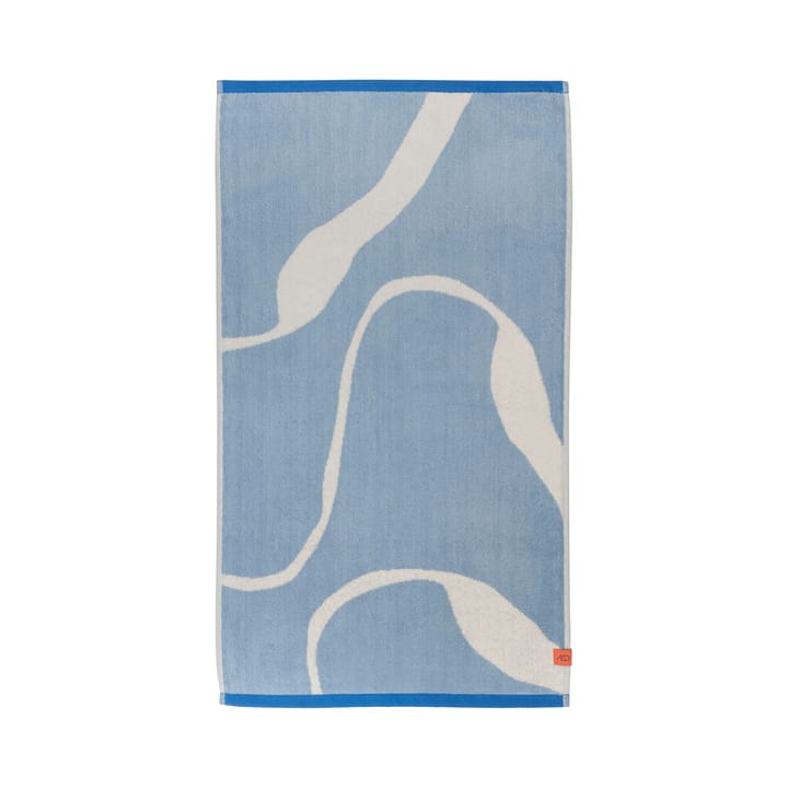 Nova Arte badehåndkle 70 x 133 cm - Light blue-offwhite - Mette Ditmer