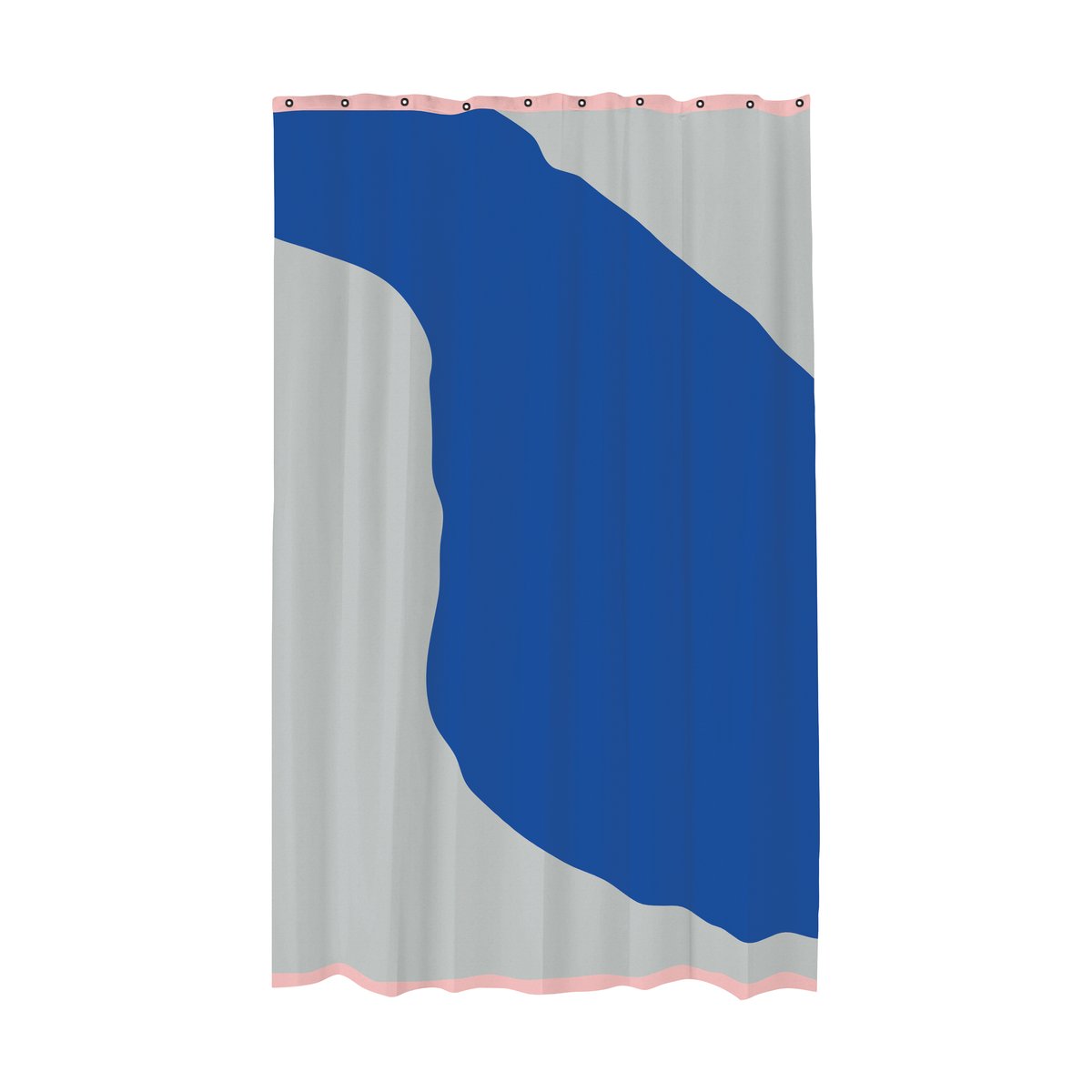 Nova Arte dusjforheng 150 x 200 cm Light grey-cobalt