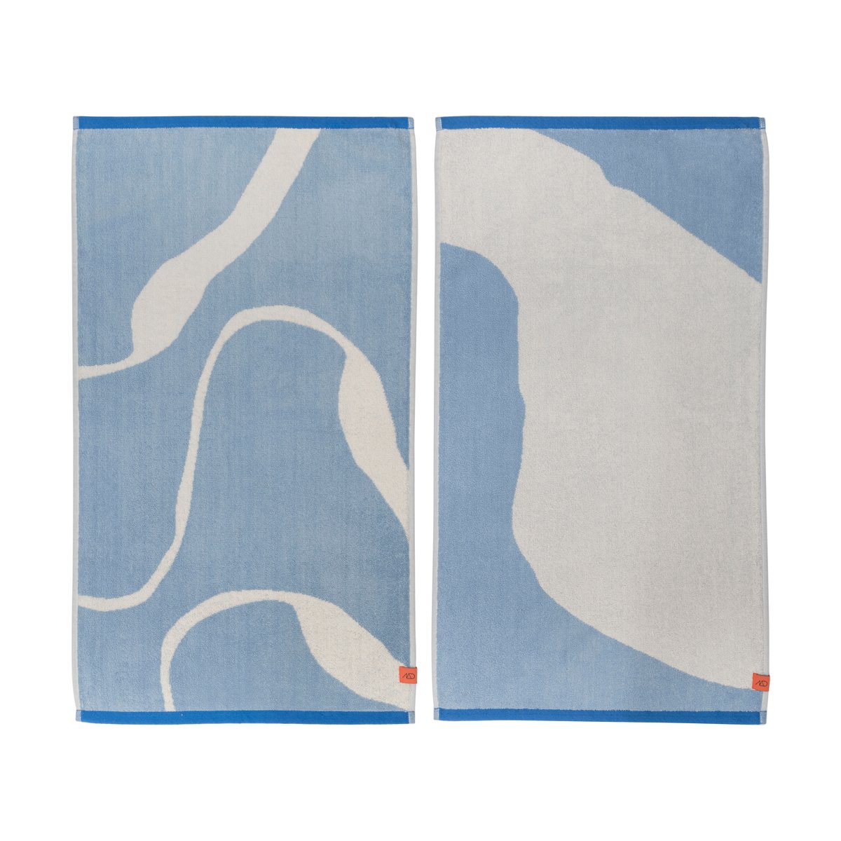 Bilde av Mette Ditmer Nova Arte gjestehåndkle 40 x 55 cm 2-pakning Light blue-offwhite