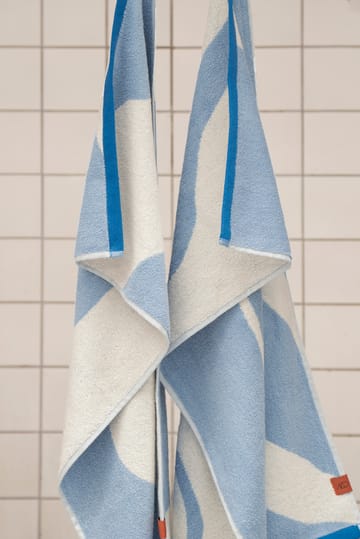Nova Arte gjestehåndkle 40 x 55 cm 2-pakning - Light blue-offwhite - Mette Ditmer