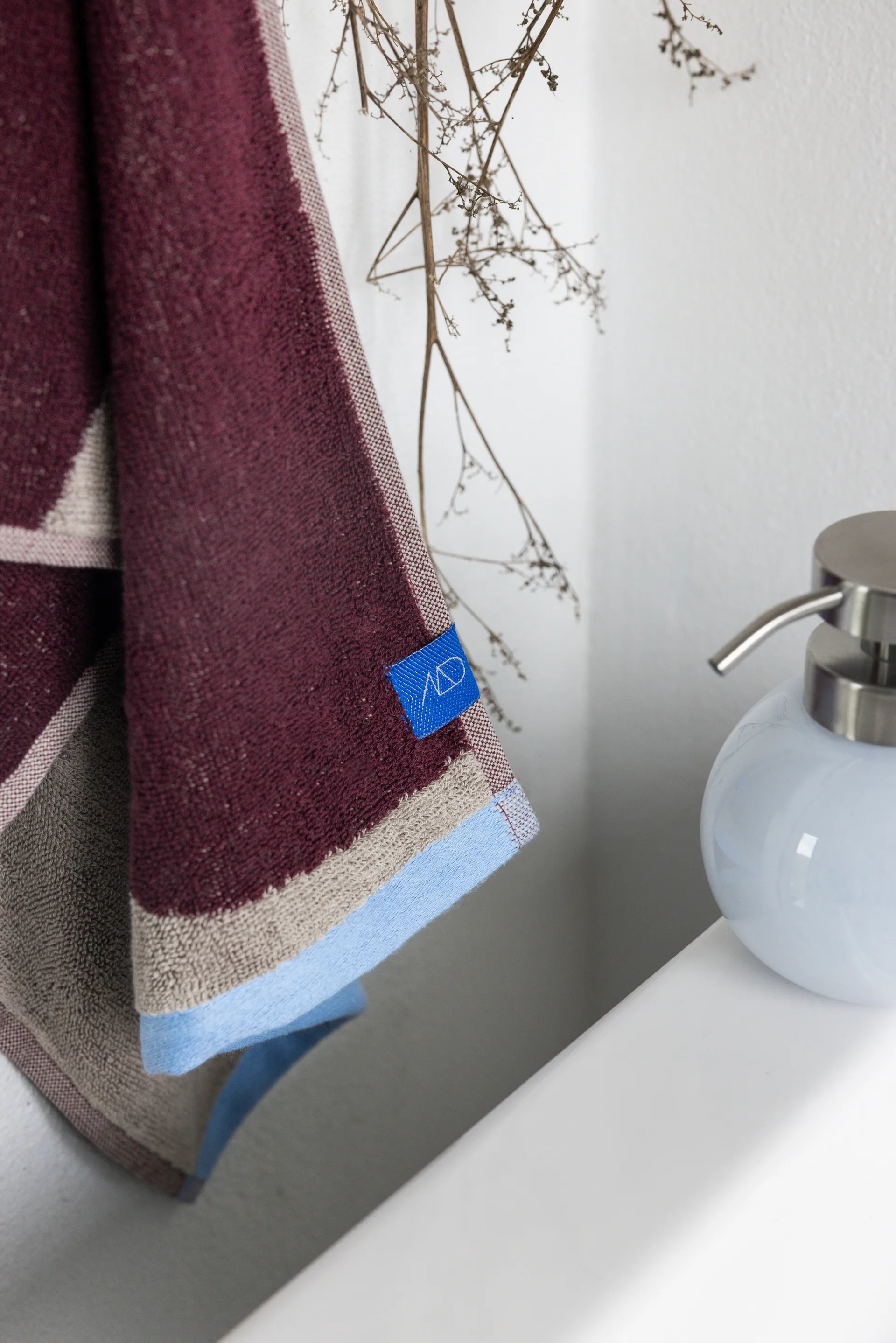 Nova Arte gjestehåndkle 40 x 55 cm 2-pakning, Wine-sand Mette Ditmer