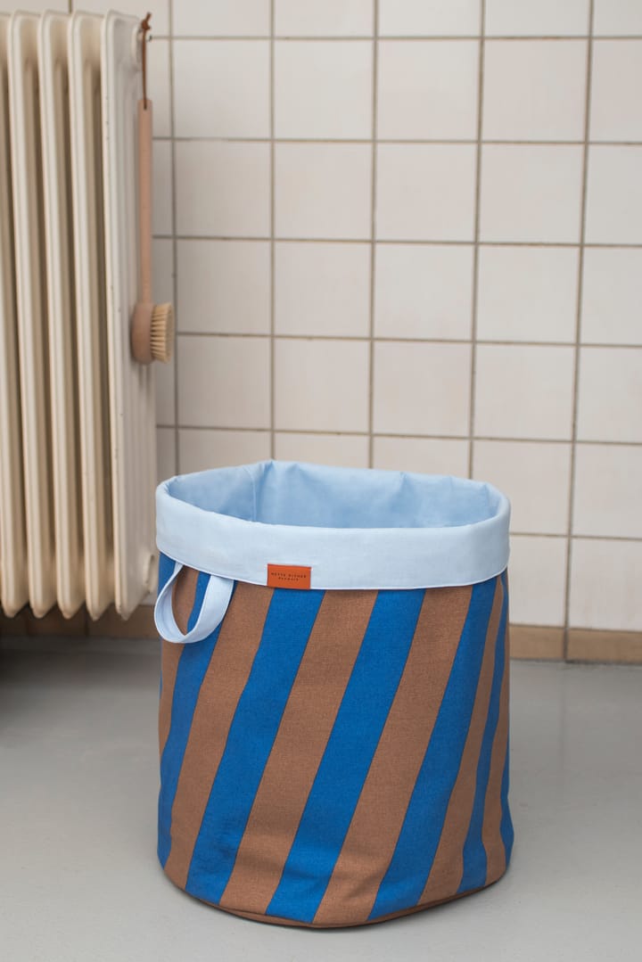 Nova Arte vaskekurv 40 x 40 x 50 cm, Cobalt-blush Mette Ditmer