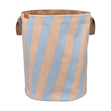 Nova Arte vaskekurv 40 x 40 x 50 cm - Light blue-powder rose - Mette Ditmer