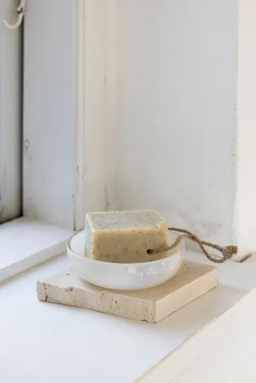 Opal såpeskål - Linen - Mette Ditmer