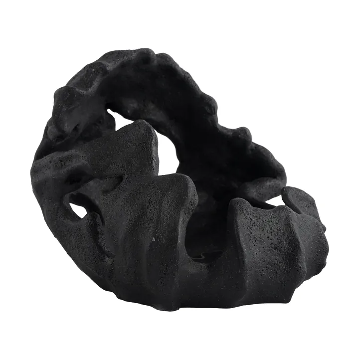 Reef blokklysestake - Svart, Ø16,5x13 cm - Mette Ditmer
