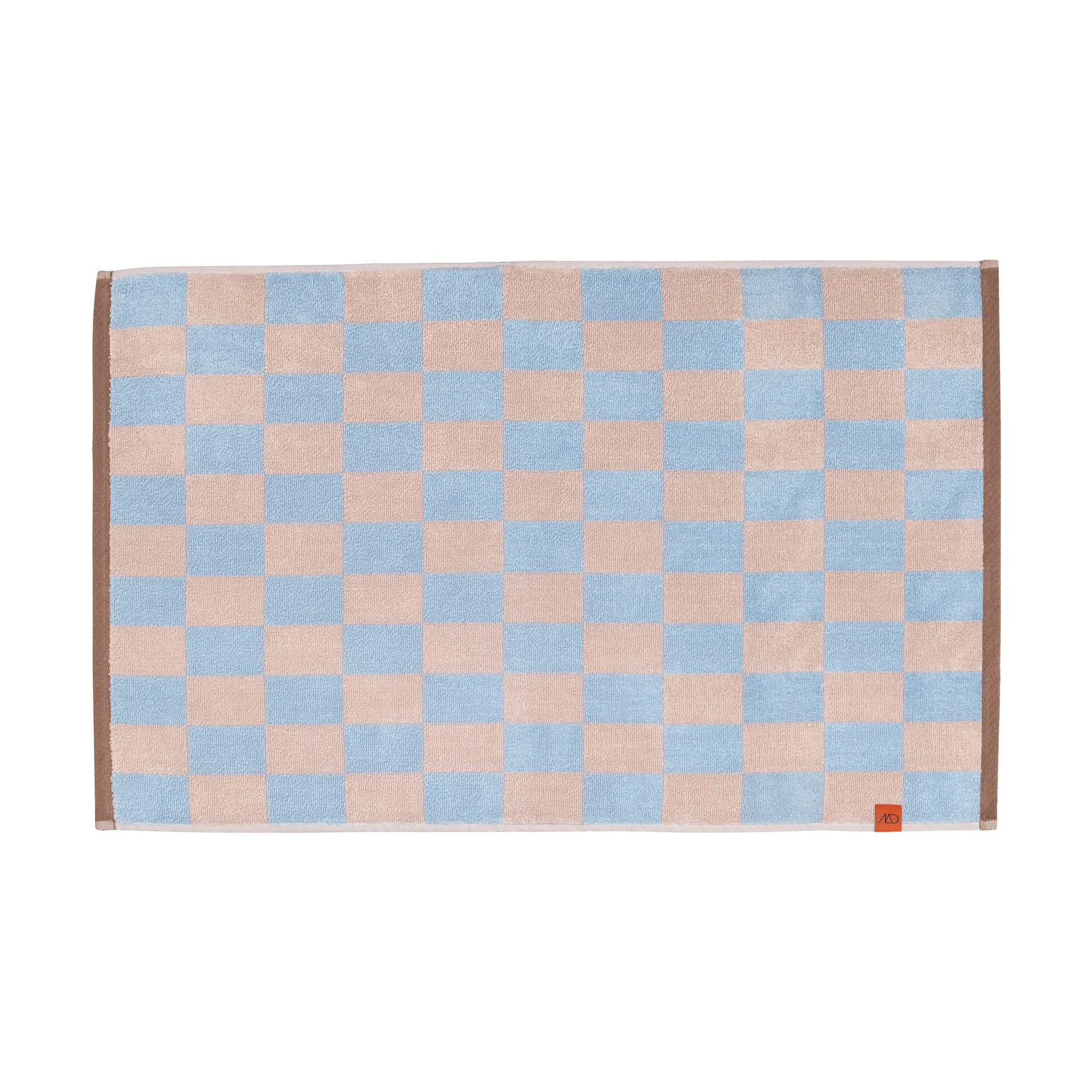 Retro baderomsmatte 50x80 cm, Light Blue Mette Ditmer