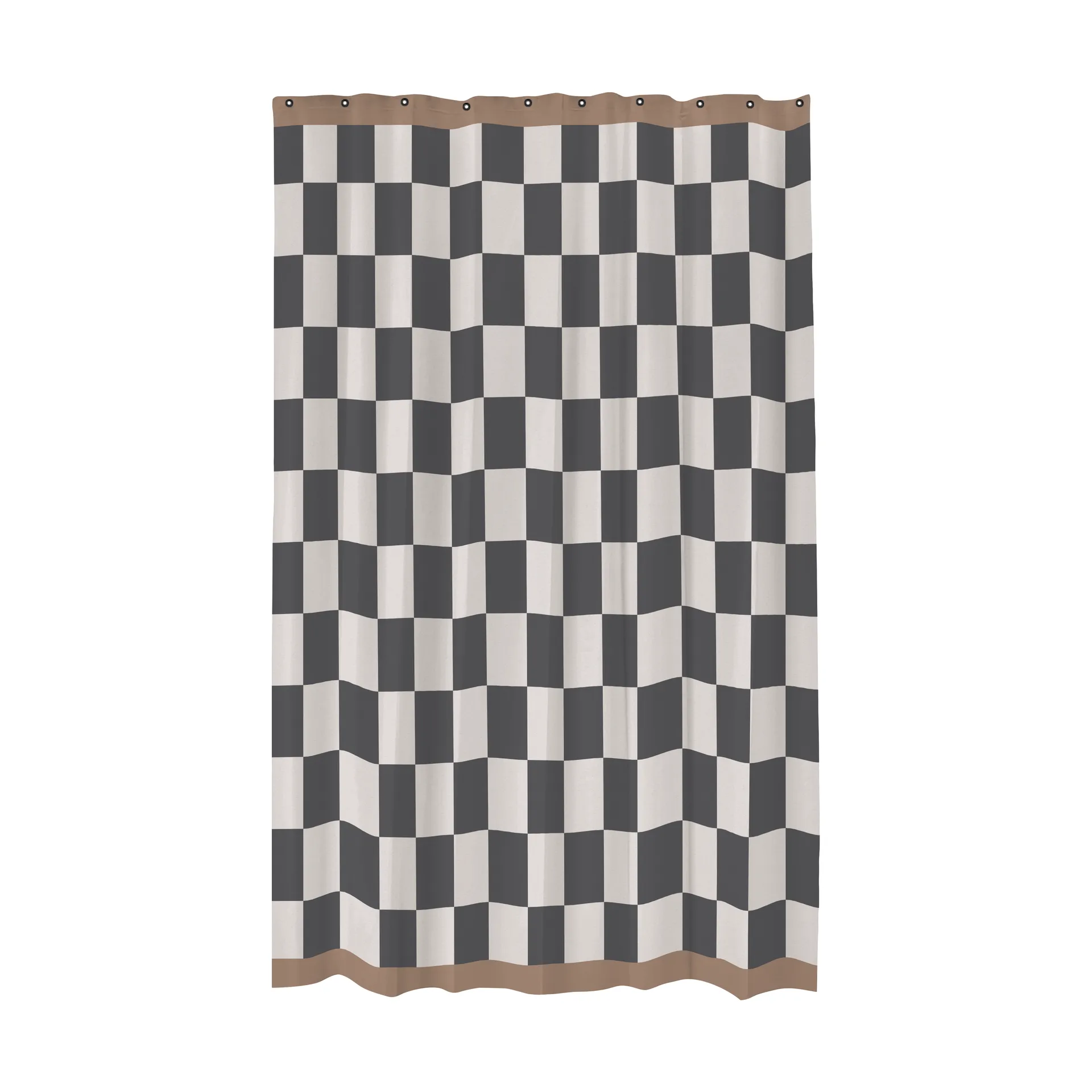 Retro dusjforheng 150x200 cm, Dark grey Mette Ditmer