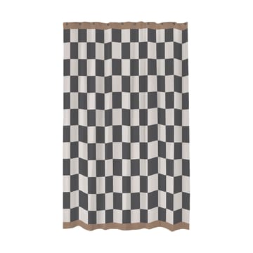 Retro dusjforheng 150x200 cm - Dark grey - Mette Ditmer