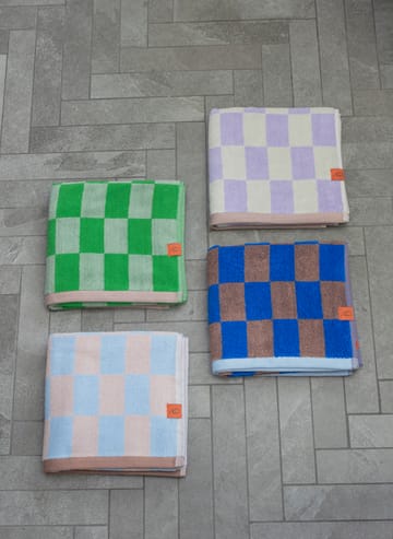 Retro håndkle 50x90 cm - Classic green - Mette Ditmer